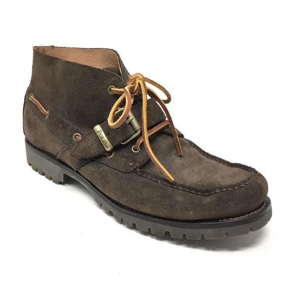 Polo Ralph Lauren Rumford Ankle Boot Size 11 Brown Polo Ralph Lauren Rumford Boots Tan Cognac | Mercari main image 4